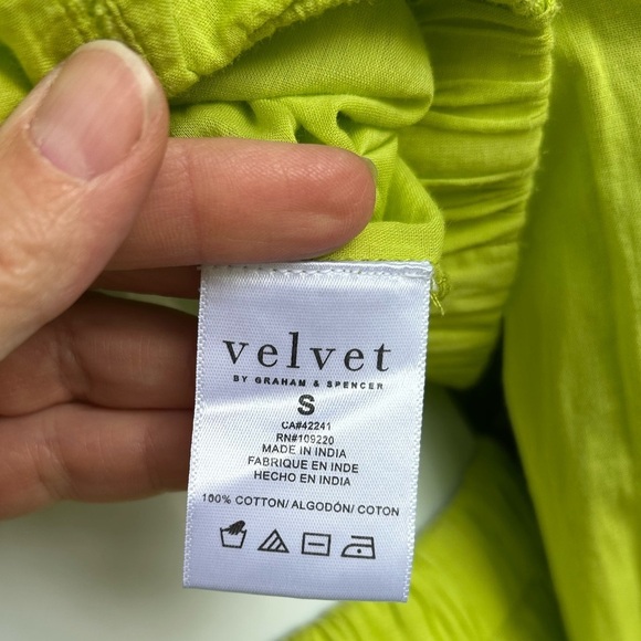 Velvet by Graham & Spencer Yara Cotton Eyelet Set, size xs/s - Picture 14 of 16